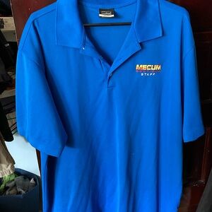 Nike Golf Dri-FIT Polo in Bright Blue XL Mecum staff decal